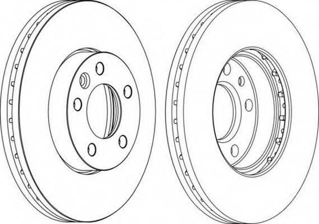 Ротор тормозной DDF1253C1 FERODO