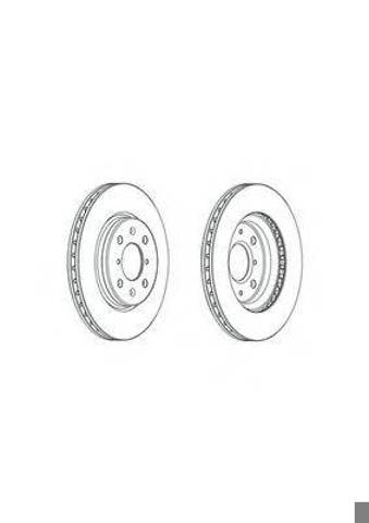Диск тормозной передний DDF2070C FERODO