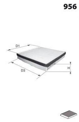 EKR7005 MECAFILTER Фильтр салона купить в Каменское