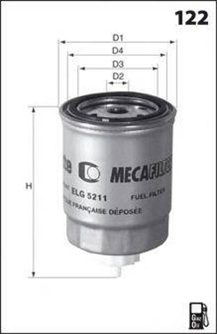 ELG5320 MECAFILTER Фильтр топливный купить в Запорожье