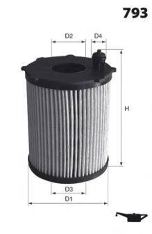 ELH4446 MECAFILTER Фильтр масляный купить в Сумы