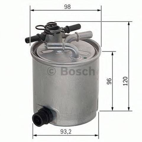 Фильтр-отстойник топлива грубой очистки F026402019 BOSCH