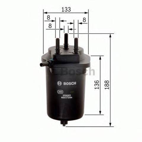 Фильтр топливный F026402080 BOSCH