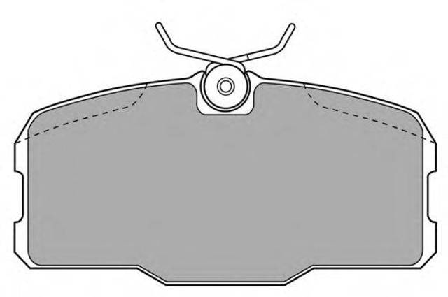 Колодки гальмівні дискові передні FBP0630