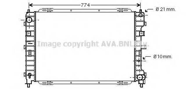 Радиатор FD2375 AVA