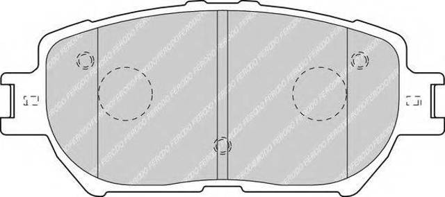 Тормозные колодки FDB1620 FERODO