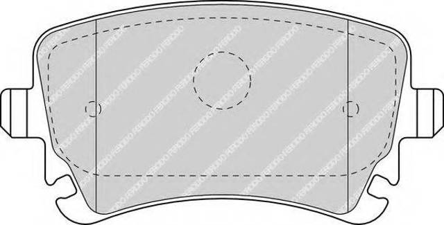 Гальмівні колодки, дискові FDB1655