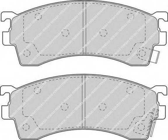 Передние тормозные колодки FDB950 FERODO