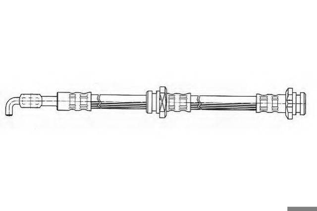 Шланг тормозной передний FHY2307 FERODO