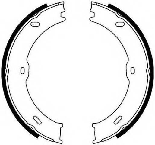Тормозные колодки ручника FSB4001 FERODO