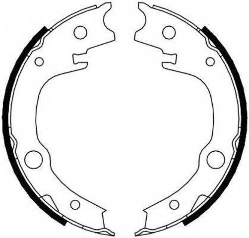 Колодки ручника FSB4014 FERODO