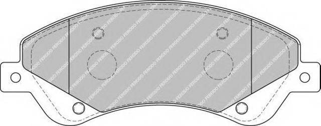 Тормозные колодки FVR1929 FERODO