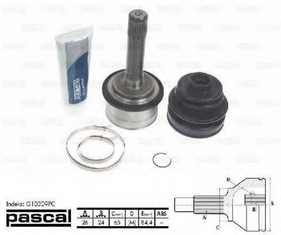 ШРУС внутренний, передний G10309PC PASCAL