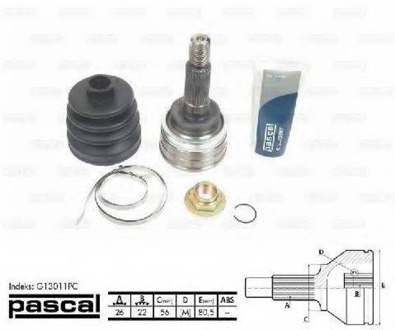 Внешняя граната G13011PC PASCAL