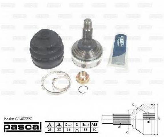 Шарнир привода наружный G14022PC PASCAL
