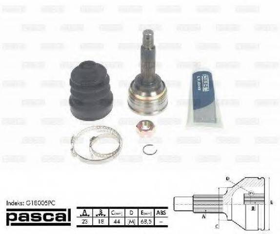 Шарнир привода наружный G18005PC PASCAL