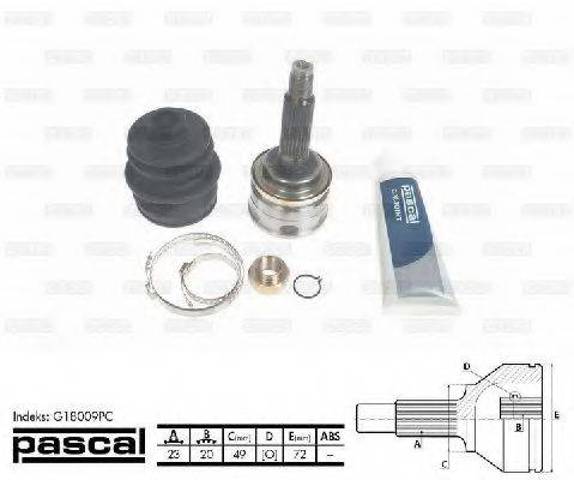ШРУС наружный G18009PC PASCAL