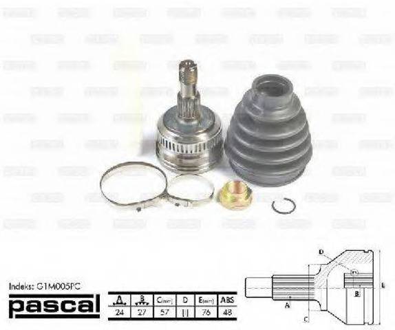 ШРУС наружный G1M005PC PASCAL