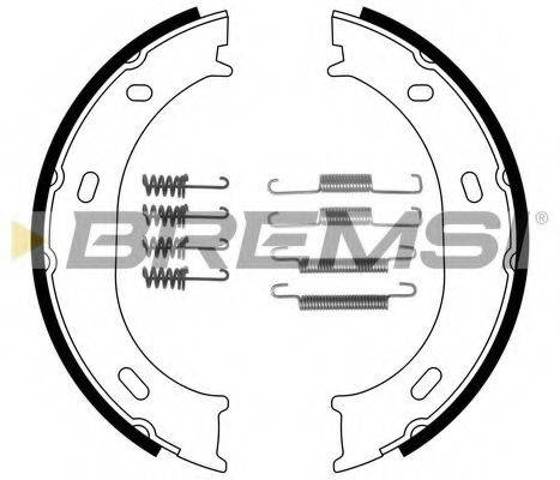 Тормозные колодки стояночного тормоза GF03061 BREMSI