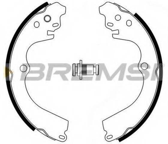 Барабанные тормозные колодки GF0884 BREMSI