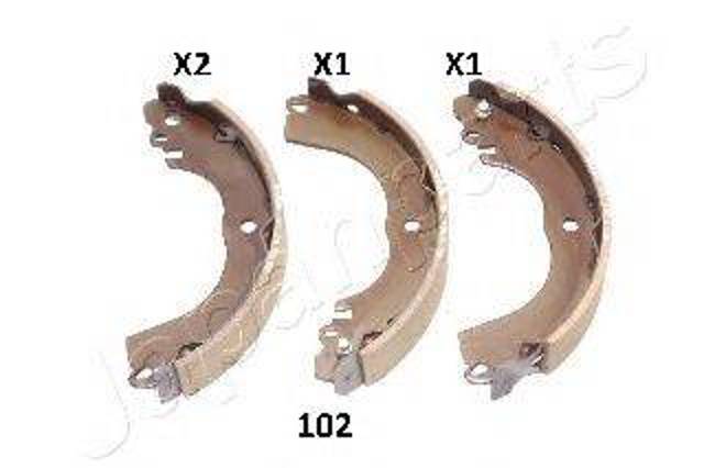 Барабанные тормозные колодки GF102AF JAPANPARTS