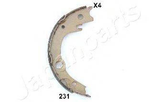 Тормозные колодки стояночного тормоза GF231AF JAPANPARTS