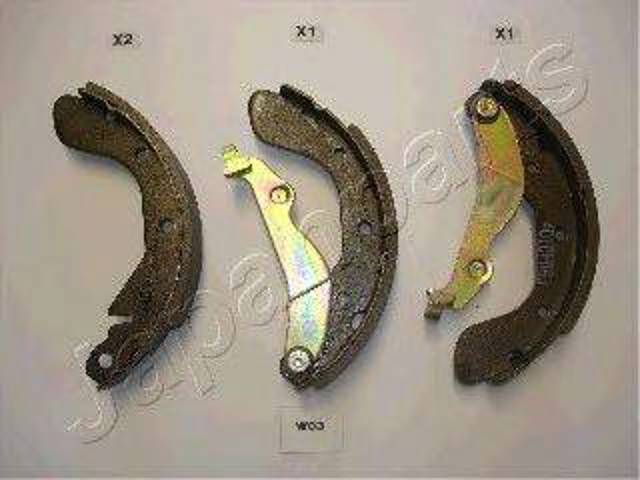 Тормоза рабочие задние ножные и тормозные барабаны GFW03AF JAPANPARTS