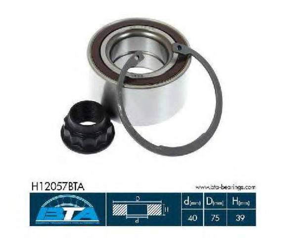 Подшипник ступицы передней H12057BTA BTA