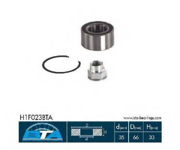 Подшипник передней ступицы H1F023BTA BTA