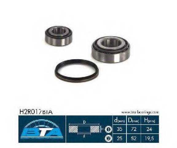 Подшипники задней ступицы H2R017BTA BTA