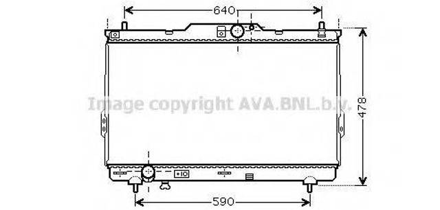 Радиатор HY2113 AVA