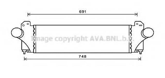 Интеркулер IV4129 AVA