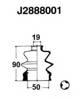 Пыльник ШРУСа передней полуоси внутренний J2888001 NIPPARTS