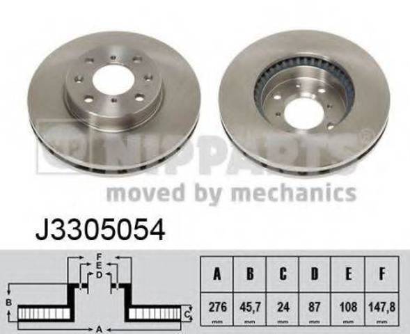 Ротор тормозной J3305054 NIPPARTS