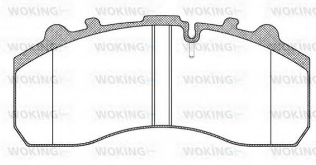 Колодки передние JSA737310 WOKING