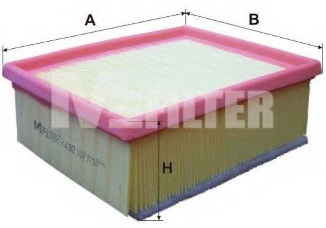 MFILTER K432 Фильтр воздушный в наличии Каменское