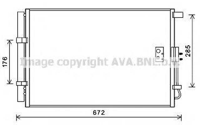 Конденсатор системы охлаждения KA5229D AVA