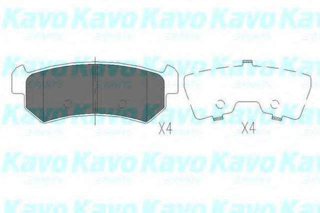 KAVO PARTS KBP1007 Колодки тормозные задние дисковые в наличии Кривой Рог
