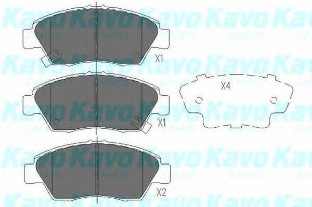 KAVO PARTS KBP2003 Колодки тормозные передние дисковые в наличии Хмельницкий