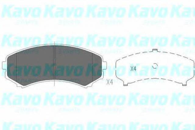 KAVO PARTS KBP4504 Колодки тормозные передние дисковые в наличии Павлоград