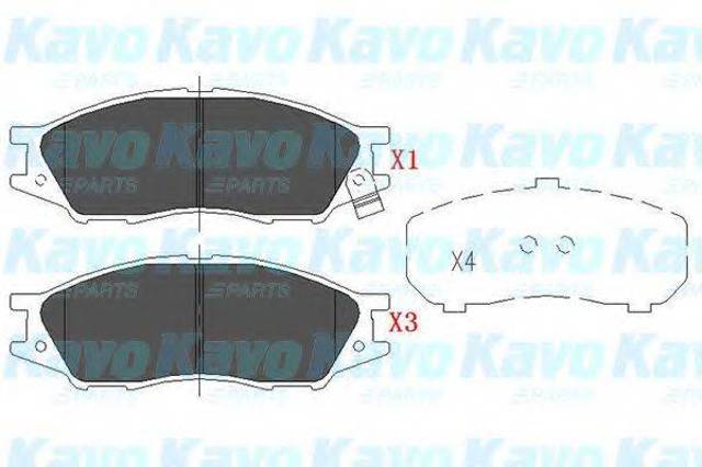 KBP6577 Передние тормозные колодки купить Сумы