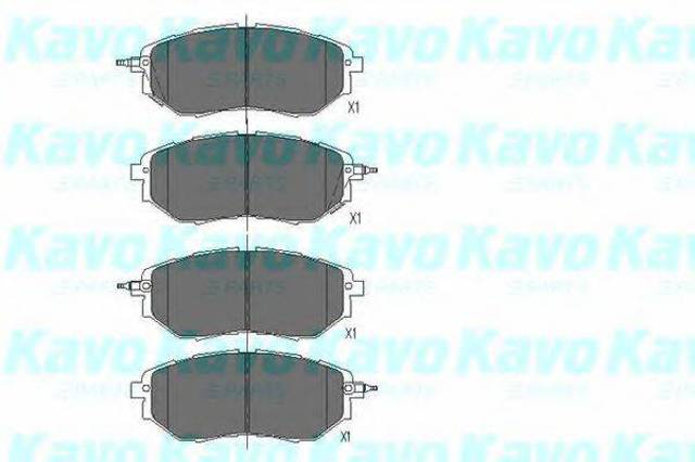 Колодки тормозные KBP8020 KAVO PARTS