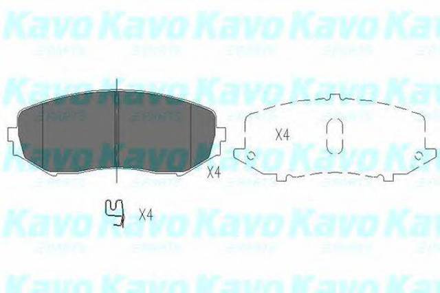 Колодки тормозные KBP8512 KAVO PARTS