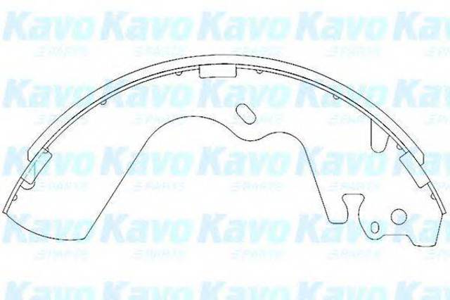 Задние барабанные колодки KBS3403 KAVO PARTS