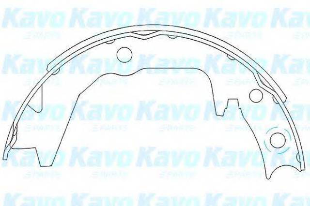 Колодки стояночного тормоза KBS6404 KAVO PARTS