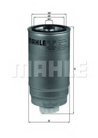 Фильтр-отстойник топлива грубой очистки KC182 MAHLE