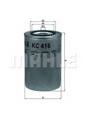 Фильтр топлива KC416 MAHLE