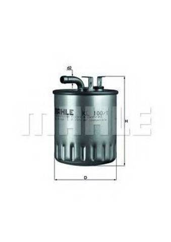 Фильтр топливный KL1001 MAHLE