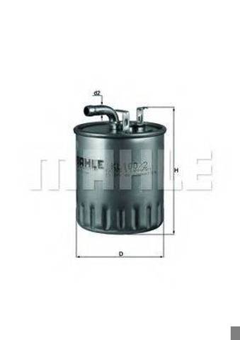 KL1002 MAHLE Топливный фильтр купить в Тернополь