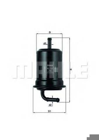 Фильтр топливный KL121 MAHLE